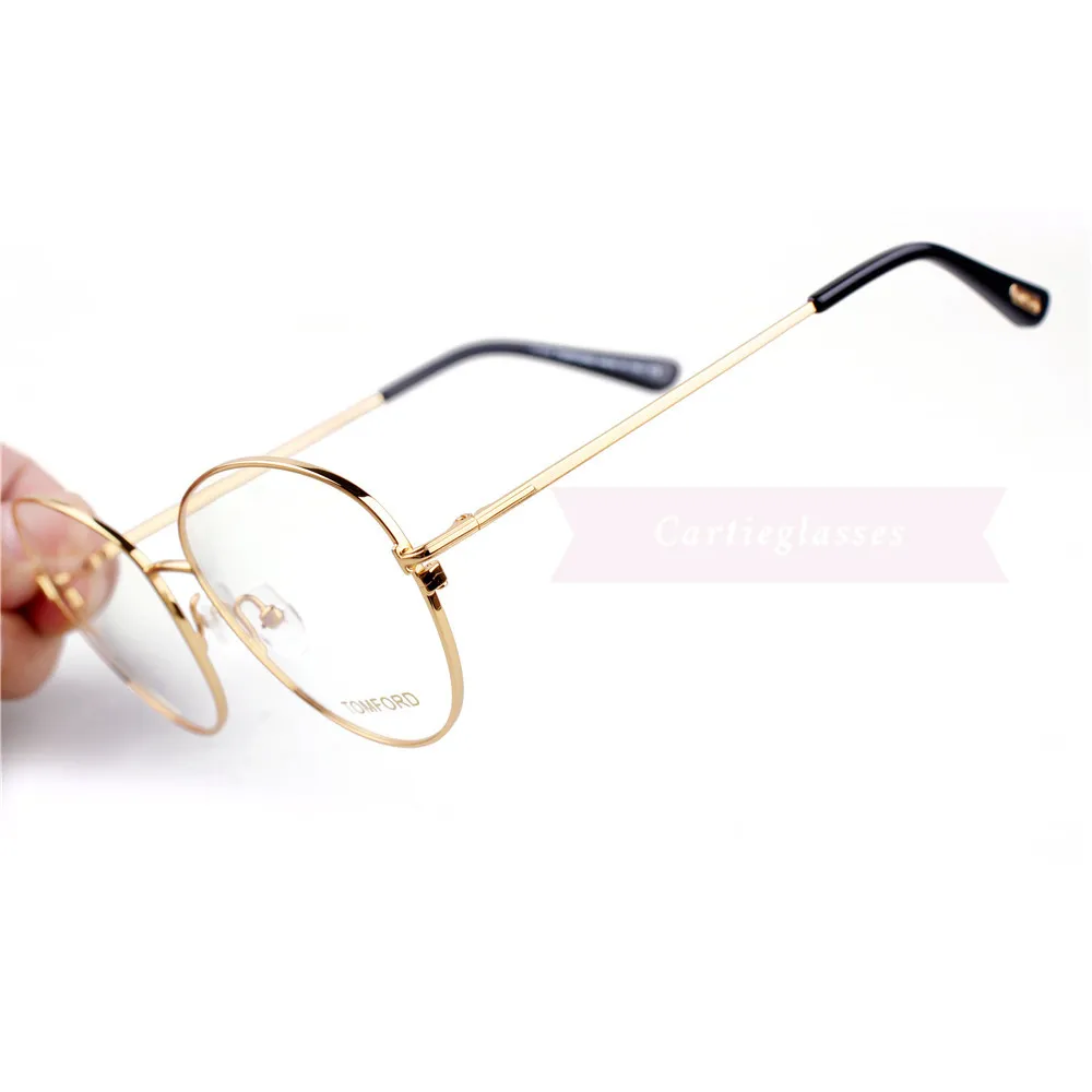 Tom Ford Metal Full Frame Round Eyeglasses TF5938 (7)