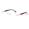 Cartier C Decor Acetate Titanium Rimless Eyeglasses CT0581O (3)