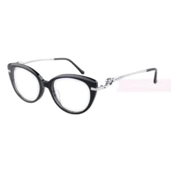 Cartier PANTHèRE Cateye Design Acetate Titanium Full Frame Eyeglasses CT0283O (5)