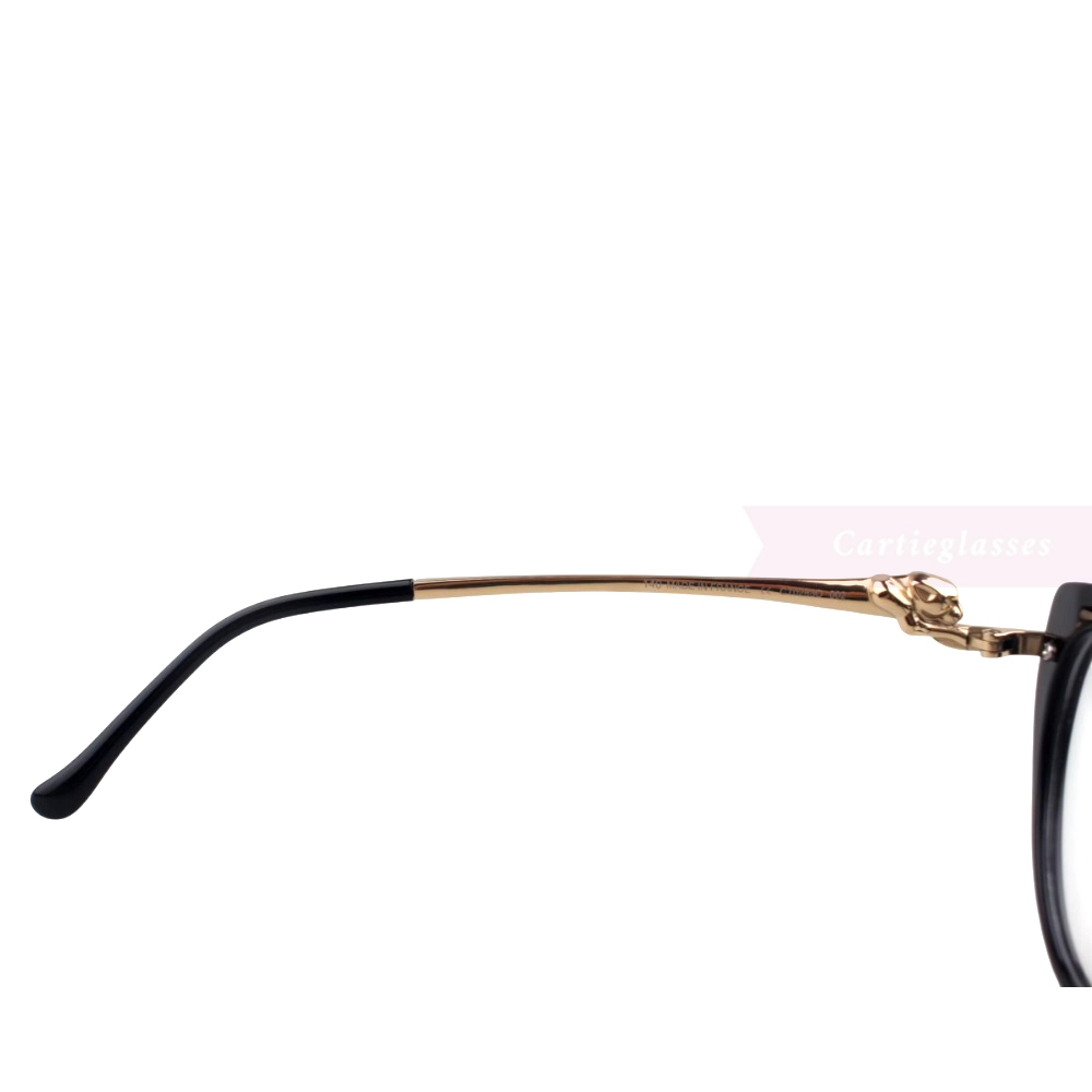 Cartier PANTHèRE Cateye Design Acetate Titanium Full Frame Eyeglasses CT0283O (7)