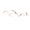 Cartier PANTHèRE Cateye Design Titanium Half Frame Eyeglasses CT0280 (4)