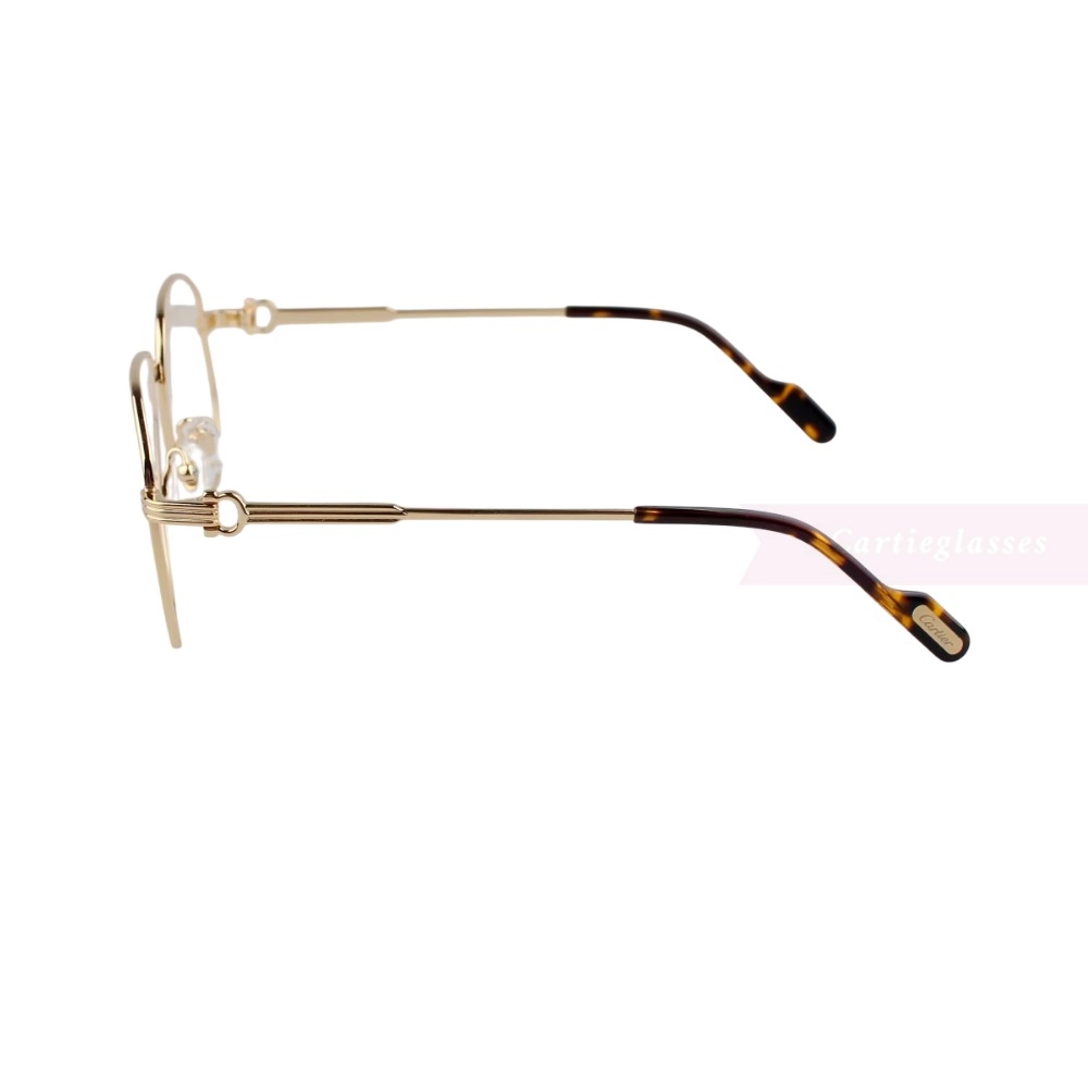 Cartier Première De Pilot Full Frame Titanium Eyeglasses CT0484O (10)