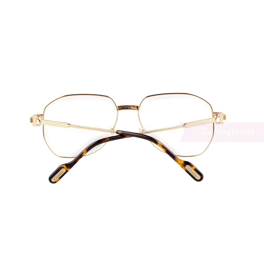 Cartier Première De Pilot Full Frame Titanium Eyeglasses CT0484O (9)