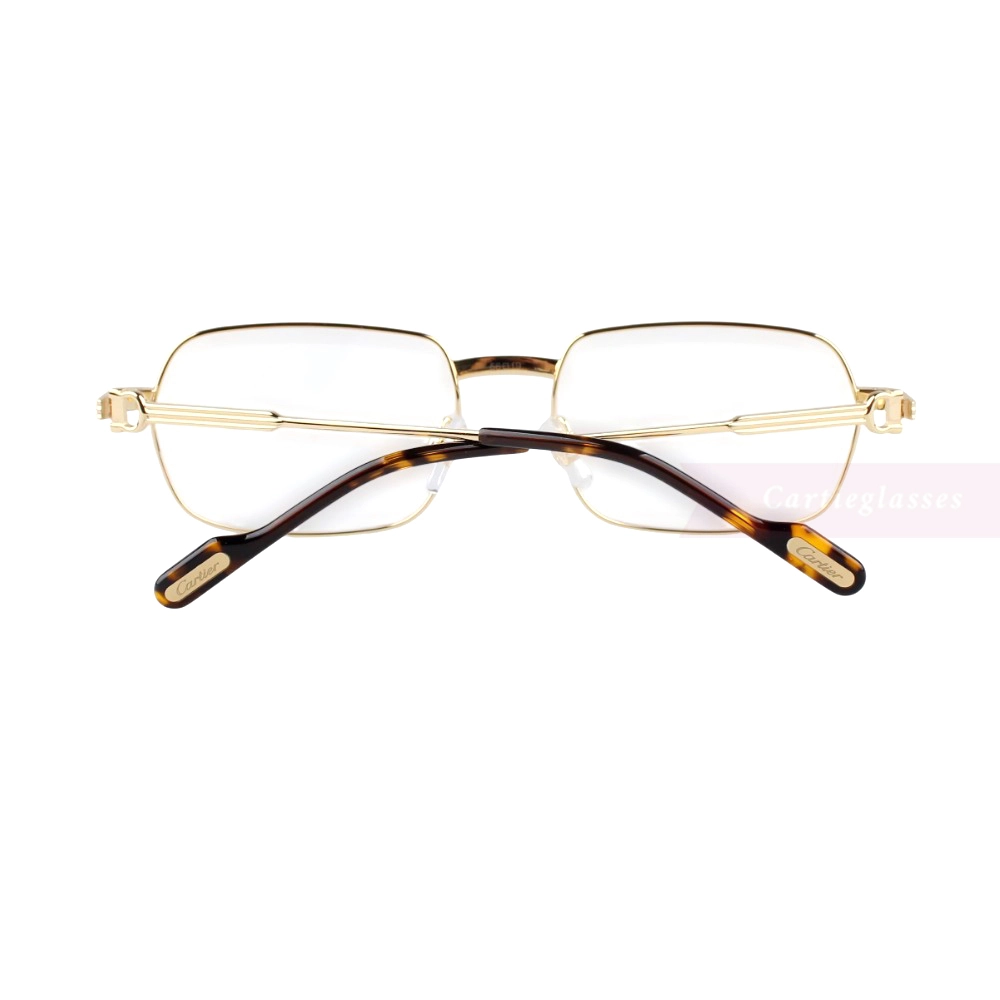 Cartier Première De Rectangle Titanium Full Frame Eyeglasses CT0483O (10)