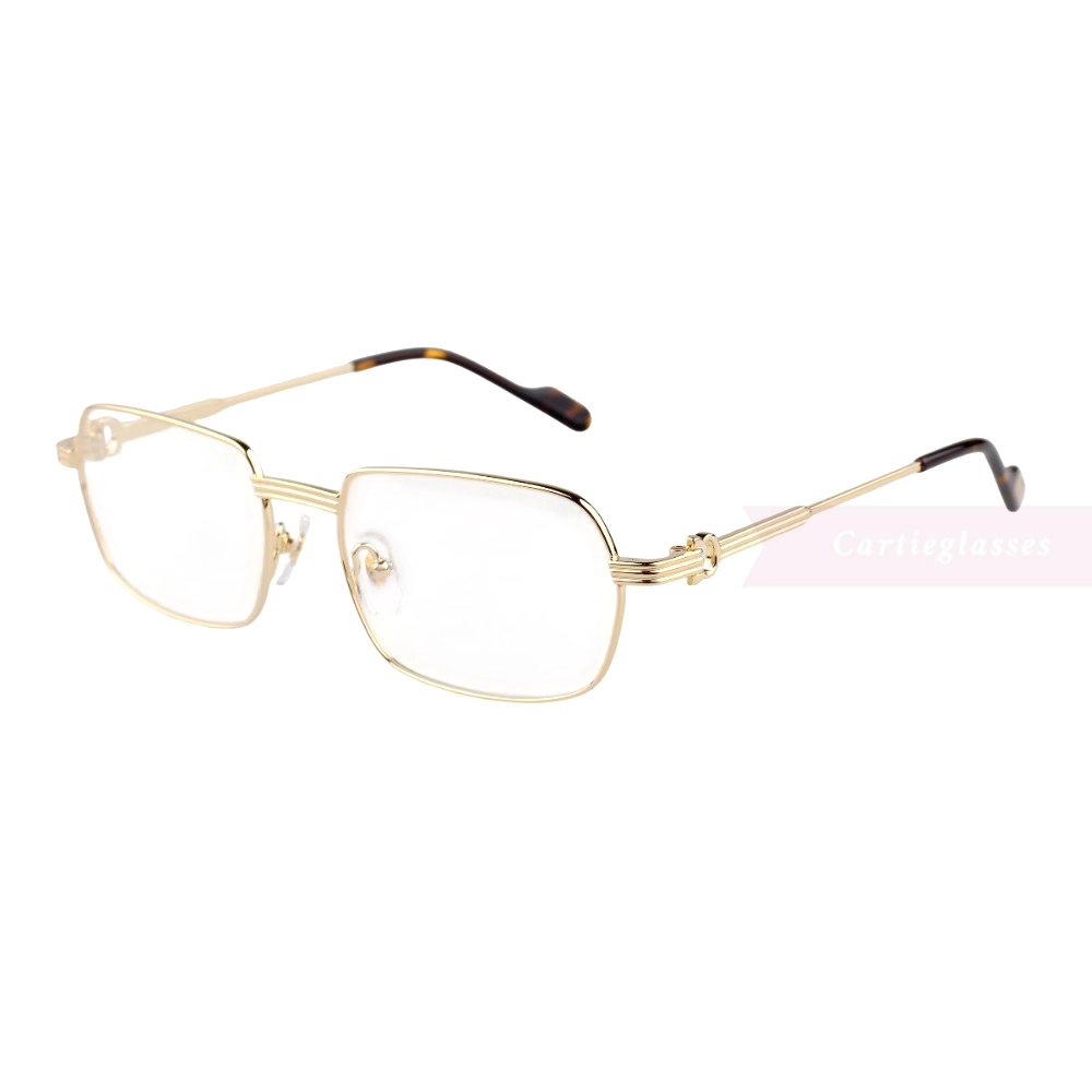 Cartier Première De Rectangle Titanium Full Frame Eyeglasses CT0483O (12)