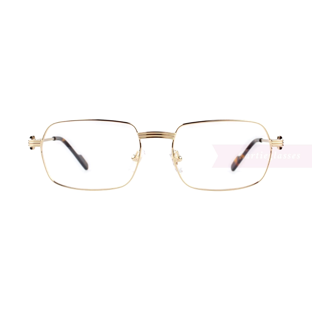 Cartier Première De Rectangle Titanium Full Frame Eyeglasses CT0483O (13)