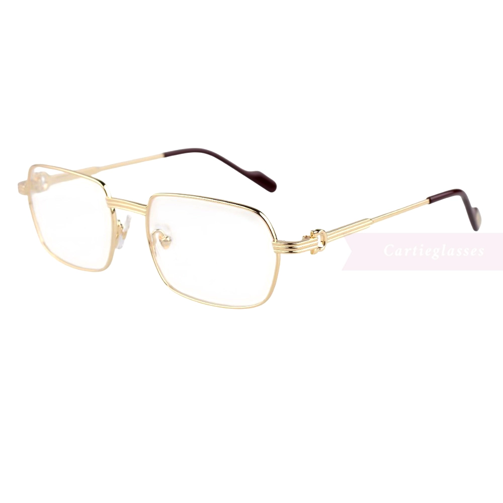 Cartier Première De Rectangle Titanium Full Frame Eyeglasses CT0483O (4)