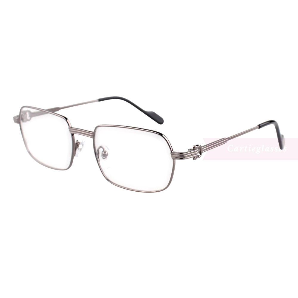 Cartier Première De Rectangle Titanium Full Frame Eyeglasses CT0483O (8)