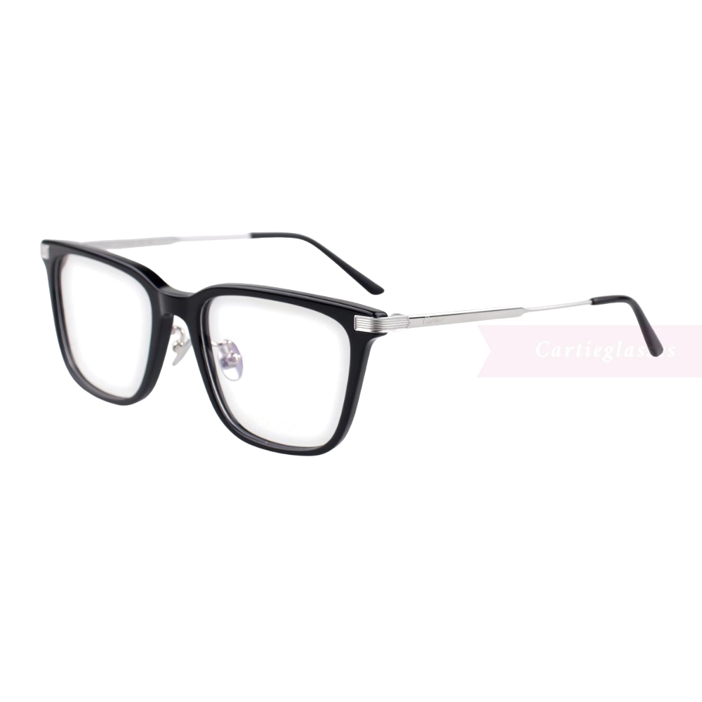 Cartier Première De Titanium Full Frame Eyeglasses CT0384 (1)