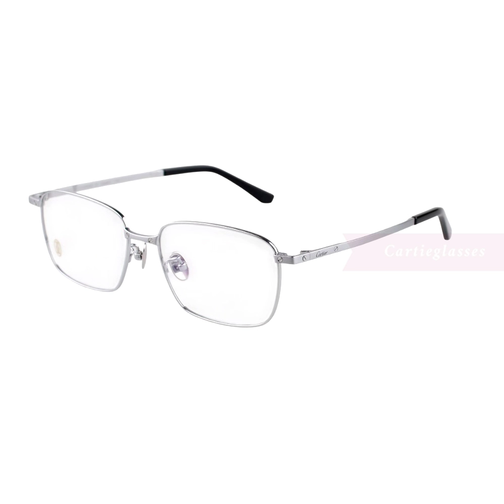 Cartier Santos De Double Bridge Titanium Full Frame Eyeglasses CT0320 (7)