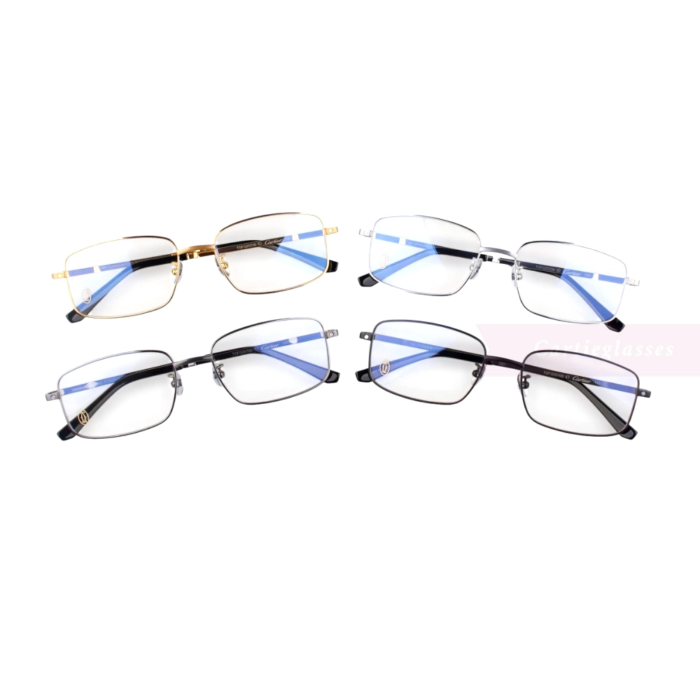 Cartier Santos De Full Frame Titanium Eyeglasses CT0576O (1)
