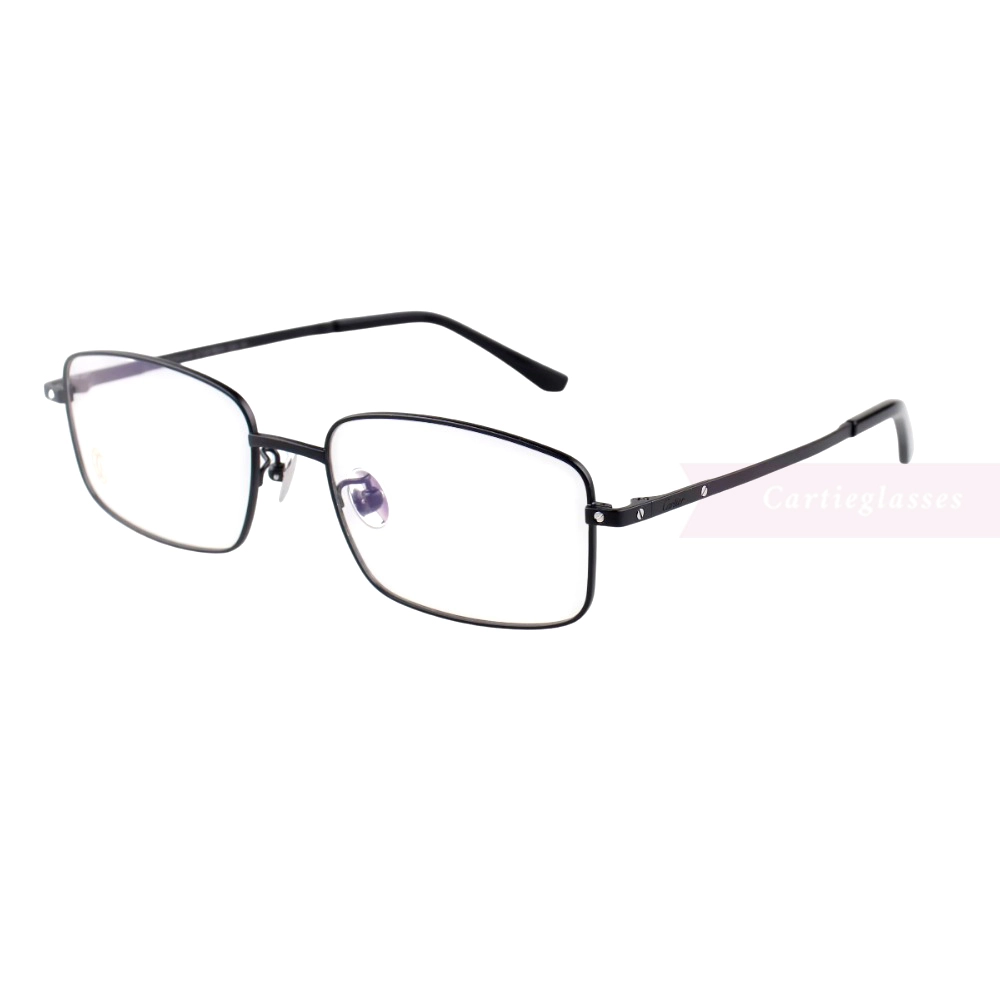 Cartier Santos De Full Frame Titanium Eyeglasses CT0576O (2)