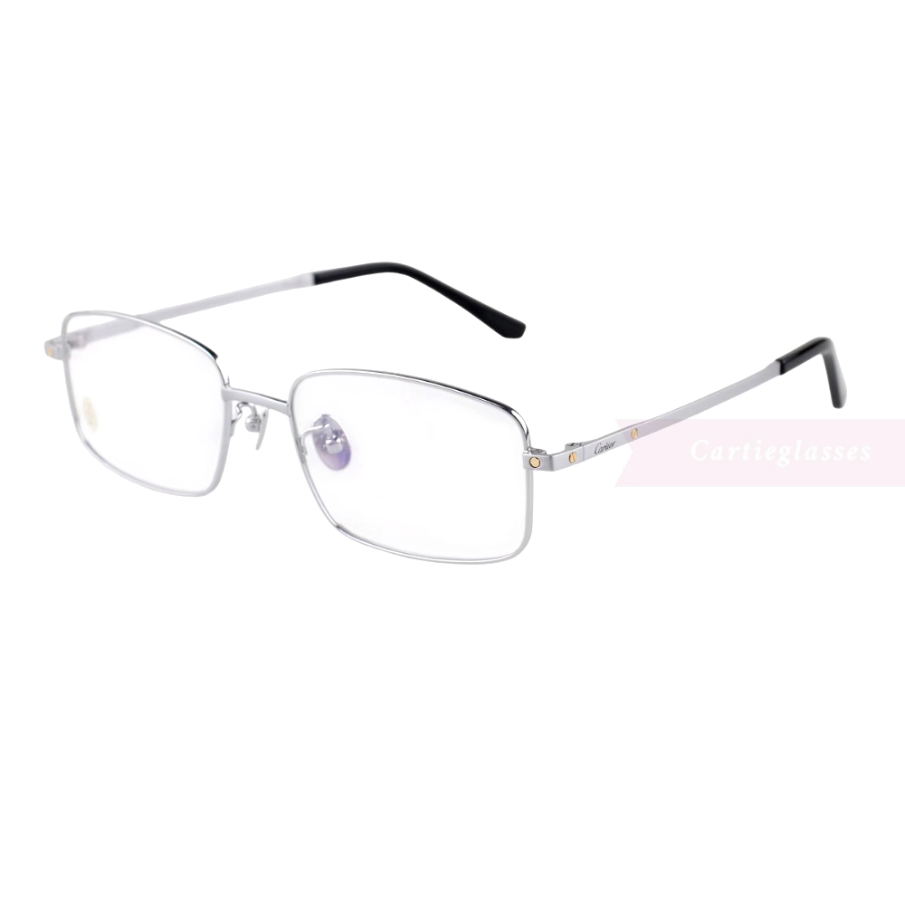 Cartier Santos De Full Frame Titanium Eyeglasses CT0576O (7)
