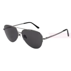 Cartier Santos De Titanium Pilot Double Bridge Half Frame Sunglasses CT0256O (12)