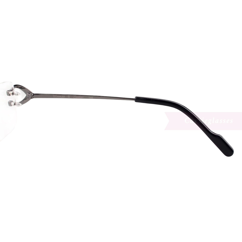 Cartier Singature C DE Rimless Titanium Eyeglasses CT0488O (3)
