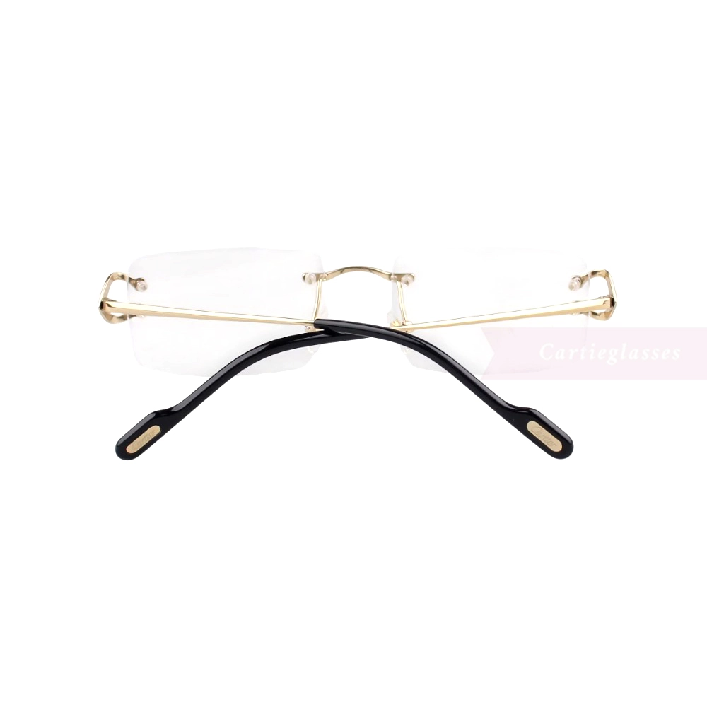 Cartier Singature C DE Rimless Titanium Eyeglasses CT0488O (6)