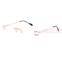 Cartier Singature C DE Rimless Titanium Eyeglasses CT0563O (2)