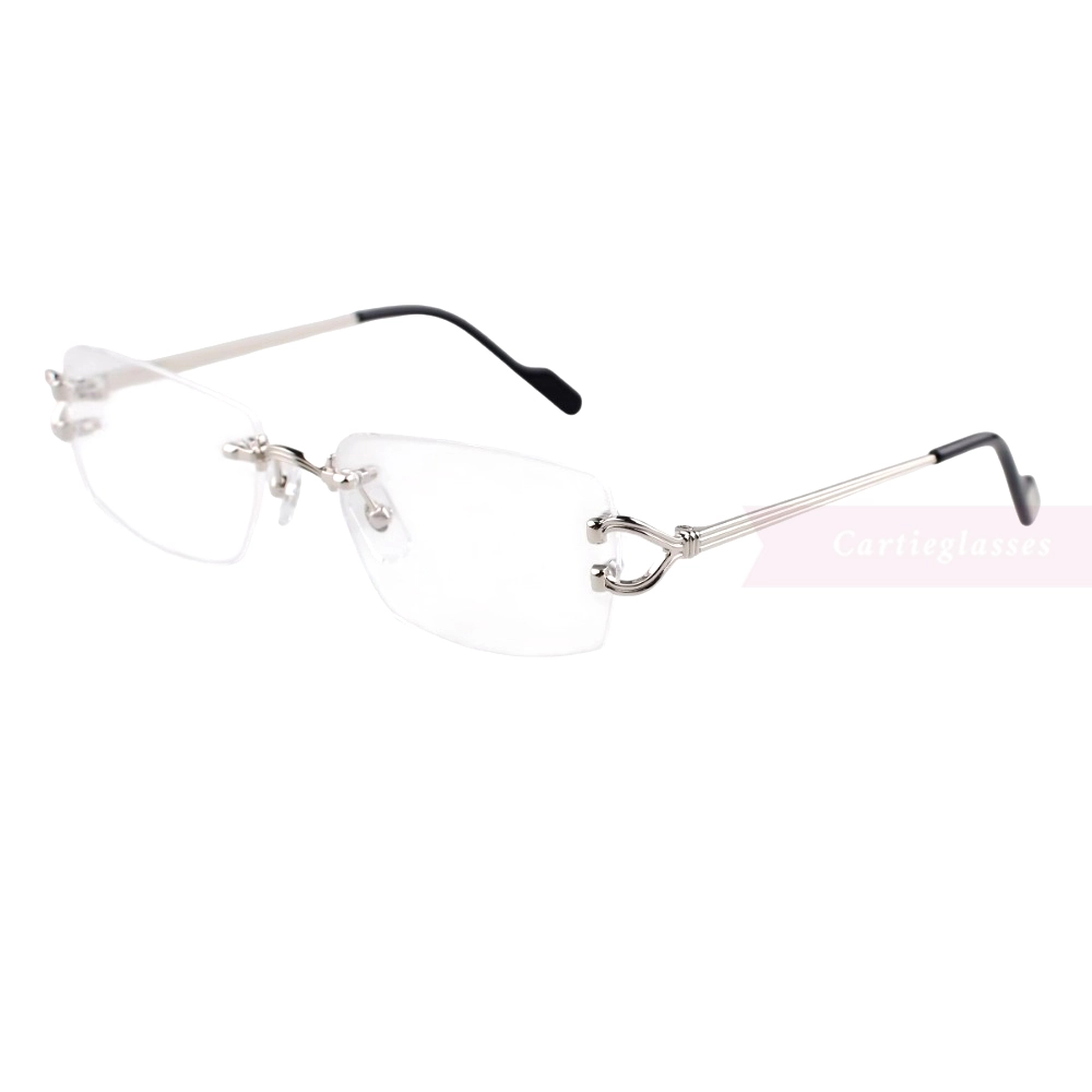 Cartier Singature C DE Rimless Titanium Eyeglasses CT0563O (5)
