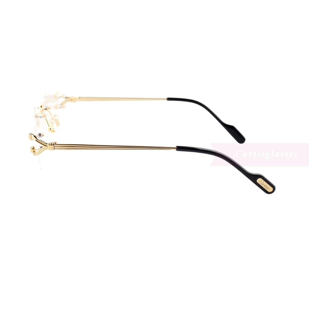 Cartier Singature C DE Rimless Titanium Eyeglasses CT0563O (9)