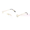 Cartier Singature C DE Rimless Titanium Eyeglasses CT0564O (3)