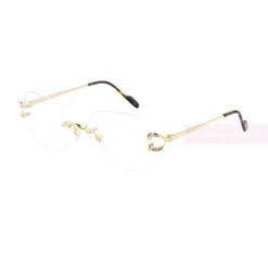 Cartier Singature C DE Rimless Titanium Eyeglasses CT0564O (3)