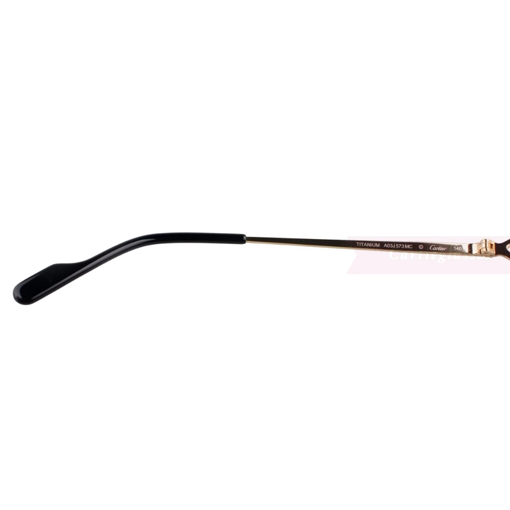 Cartier Singature C DE Rimless Titanium Eyeglasses CT0564O (7)