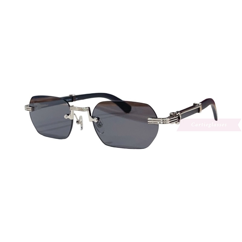 Cartier Première De Wooden Rimless Sunglasses CT0362s (8)